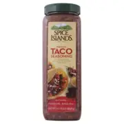 Spice Islands Taco Seasoning with Chipotle Cocoa Powder and Corn Meal Pack of 1