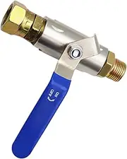 Air Compressor Ball Valve - Brass Thread Pipe Fitting,Heavy Duty Integrated Vehicle Repair Accessories for Truck and Van