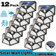 Solar Lights Outdoor 100 LED Wall Lamp Motion Sensor Lights Solar Street Light
