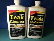 X2 Star Brite Teak Cleaner Step 1 & Step 2 32fl oz