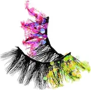 Healeved 1 Pair Colorful Sequin False Eyelashes Fairy Lash Clusters Eyelash Clusters Women Fake Lashes Lash Extension Individual False Lashes Long Eyelashes Fake Eyelashes Eye Lash Plastic