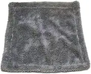 Detailers United - Hydro Hoover Mini - Professional Grade Plush Microfibre Car Drying Towel 1400GSM (20 x 20) (Grey)