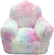 fond + found Toddler Chair, Kids Sofa Plush Bean Bag Chair, Kids Armchair Toddler Sofa, Lightweight Children Sofa Chair, foil-Stamped Stars, Fluffy and Cozy
