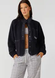 [Lorna Jane] On The Move Sports Fleece Jacket in Blue, Size - 2XS 2XS Midnight Blue