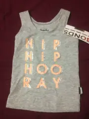 BONDS STRETCHIES HIP HIP HOO RAY SINGLET BNWT SZ 00 FREE POSTAGE (To13