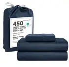 Sheets Twin Size Bed Set – 450 Thread Count Soft Sateen Weave, Naturally Cool...