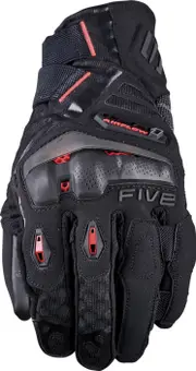 Five TFX1 Airflow, gloves , color: Black/Red , size: XL