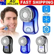 Mini Electric Shaver Beard Trimmer Razor Portable Mini Shaver USB Charge Acces