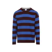 [Paul Smith] Paul Smith-Red And Blue Crew Neck Wool Pullover-Uomo S STAND