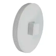Spears P106-080 8" PVC DWV Square Head C/O Plug MPT