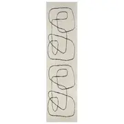 Relish Line Ivory Runner Rug
