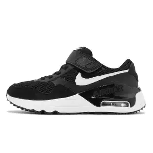 【NIKE 耐吉】童鞋 Air Max Systm PS 中童 黑 白 魔鬼氈 氣墊 運動鞋 小朋友(DQ0285-001)