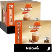 NESCAFÉ Cappuccino Instant Coffee Mixes Sachets 3 x 30 Sachets (90 Count, Pack of 3) (No Shaker Included)