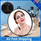 Hand Held Round Mirror Back Barber Salon Hair Beauty Hairdresser Makeup Mirror