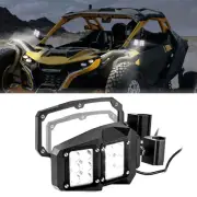 WEISEN Side Rear Mirrors w/LED Lights For Polaris Ranger 570/900/XP 1000 Pro-Fit