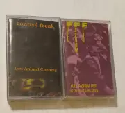 2 Tape set CONTROL FREAK Low FULL FATHOM FIVE Cry Cassette Punk Grunge