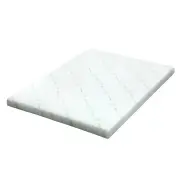Bedding Cool Gel Memory Foam Mattress Topper w/Bamboo Cover 8cm - King