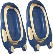 ibasenice 2 Pcs 's Folding Washbasin Small Washing Basin Tubs Camping Wash Basin Face Washtub Tub for Newborn Bath Tub for Sink Bathtub for Plastic Blue