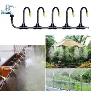 Garden Greenhouse Misting Spray Irrigation Kit Adjustable Automatic Watering 20m
