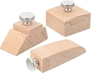 MUELODSIC 3Pcs Sandpaper Holder Durable Leather Grinding Tool for Hand Sanding Efficient Polishing for Belt Saddle and Leather Craft Projects
