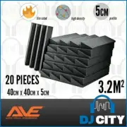 Acoustic Studio Foam 20Pk Isolation Wedge Absorption Panels 40X40