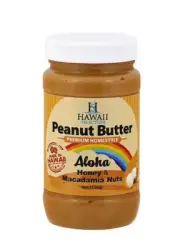 Hawaii Selection Peanut Butter w/Honey & Macadamia Nuts 8oz