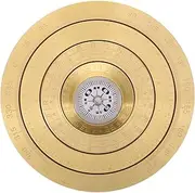 Hohopeti Mini Portable Bagua Compass Feng Shui Luo Pan Metal Spinning Hand Ornament