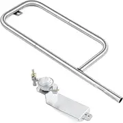 Oklagarden 69956 Burner Replacement 80476 Regulator Parts for Weber Q200 Q220 Grill Parts 396000 396002 566002 Weber Baby Q 200 220 Gas Valve Regulator 41862 Grill Burner Tube Rack Replacement 20.5 In