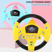 Steering Wheel Toy Simulated Driving Steering Wheel w/ Suction Cup Educationalㄨ