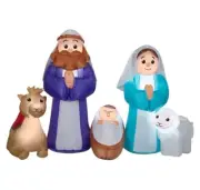 Manger Nativity Scene LED Light Up Airblown Christmas Inflatable 6.5 FT Wide