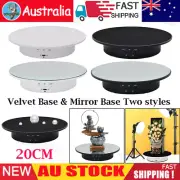 360° Rotating Display Stand Electric Turntable Adjustable Jewelry Show Holder