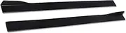 6PCS 2m Universal Side Skirts Extension Rocker Panels Lip Wing Splitters On Bumper Compatible for BWM F30 Front Compatible for VW