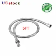 5Ft Shower Head Hose Extra Long Stainless Steel Hand Held Bathroom Flexible 1.5M