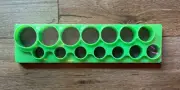 Mechanics Time Saver Magnetic SAE / Metric Socket Holder Organizer MTS5015 / NEW