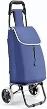MOTRAIN Foldable Shopping Trolley Cart, Large Reusable Cloth Hand Tote, Supermarket Pull Cart Bag, Shopping Cart
