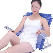 Adjustable Bed Backrest Support Lightweight Folding Removable Non-Slip Armrest Disability Bed Back Support 0-80° Angle Adjustable to Eat, Read, Watch TV, and More in Bed