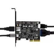 PCIe to USB 3.2 Gen 2 Adapter Card 10 Gbps 2-Port PCI Express Expansion CardinHQ