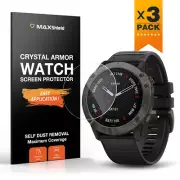 Tempered Glass Screen Protector For GARMIN Fenix 8 7 6 Pro 6X Pro Solar Sapphire