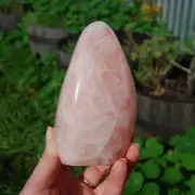 XL 2lb Rose Quartz Crystal Freeform Tower, Madagascar
