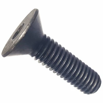 1-72 x 1/2" Flat Head Socket Cap Screws Grade 8 Steel Black Oxide Qty 500