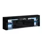 Artiss Entertainment Unit TV Cabinet LED 160cm Black Elo