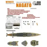 Hunter W70023 1/700 Wood Deck IJN Navy NAGATO FOR FUJIMI 421483