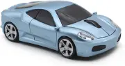 Wireless Mouse Sports Car Mouse Computer Optical Mice for PC Laptop MAC (Light B