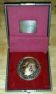 RARE Ignac Semmelweis Medallion AHMA Member Dr.Alexander F. Lazlo Composer