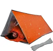 Survival Shelter - Life Survival Shelter Tent, Lightweight Storm Shelter | Hot and Cold Weather Soolo Tent, Compact Outdoor Travel Shelter, Portable Tarp for Camping Hiking Outdoor Activities