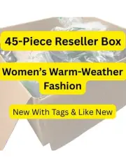 45 Pc Women’s Summer Clothing Reseller Mystery Box NWT NWOT Boutique Lot A3