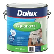 Dulux 4L Enamel Paint Aquanamel Semi Gloss Ultra Deep - 4L