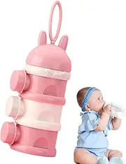 Milk Powder Dispenser | 3 Layers Kids Snack Container,Portable Milk Can, Non-Spill Milk Powder Container, Formula Box
