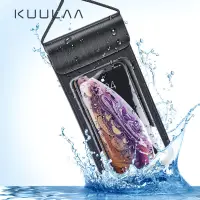 在飛比找蝦皮購物優惠-KUULAA氣囊手機防水袋【全系列手機通用】 浮潛 防水手機