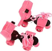 GANAZONO Beginner Roller Skates Adjustable Quad Ice Skates for Boys for Activities Enhances Fitness Coordination Fun Aerobic Exercise